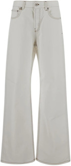 Kwaliteit Katoen Straight Jeans Jacquemus , White , Heren - W31,W32,W30