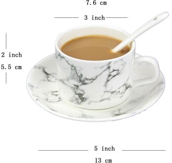 Kwartel 10 Inches Diner Plaat, Keramische Schalen en Borden Sets, Marmer Mok/Plaat, keramische Marmer Servies, Lepel, Kom, Koffie Set koffie reeks