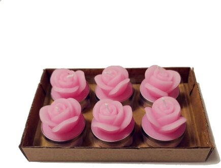 Kwartel 12 Pcs Rookloze Geurkaars, Home Decor Kaars, Rose Kaars, Bruiloft Kaars, Verjaardag Kaars Roze