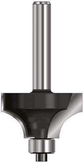 Kwartrondfrees HM R12.7 met lager, Kolf 12mm - 7909900