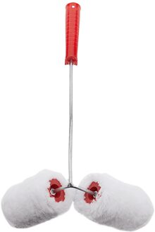 Kwast Roller Dubbele Verf Roller Geschilderd Reling Hoek Verf Tool Gebruik Gewoon Het Handvat Om De Dual Verf roller, die