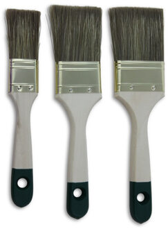 Kwasten set voor water/olie beits 30, 50 en 60 mm