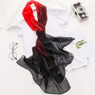 Kwastje Sjaal Dame Katoen Twill Sjaal Herfst Winter Gradiënt Warme Sjaals Vrouwelijke GRAY22 zwart