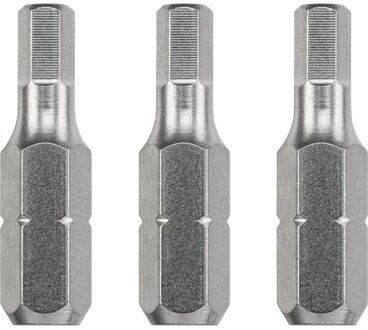 kwb Bit zeskant 4,0 - 25 mm INDUSTRIAL STEEL - 3 stuks