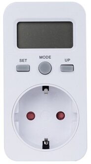 KWE-PMB03 Plug Socket Digitale Voltage Wattmeter Stroomverbruik Watt Energie Meter Ac Elektriciteit Analyzer Monitor