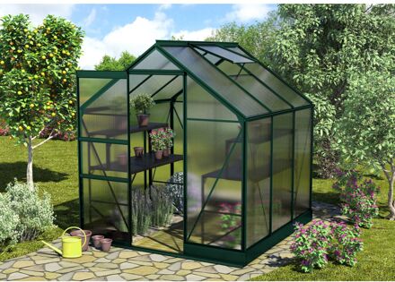 Kweekkas Apollo 3800 - Polycarbonaat 4mm - Smaragd - 195x199x207cm