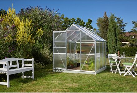 Kweekkas Comet 3800 - Polycarbonaat 4mm - Aluminium - 195x195x197cm