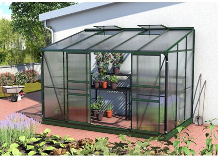 Kweekkas Ida 6500 - Polycarbonaat 6mm - Smaragd - 324x201x221cm