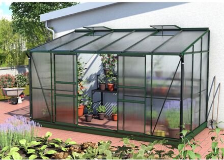 Kweekkas Ida 7800 - Polycarbonaat 6mm - Smaragd - 387x201x221cm