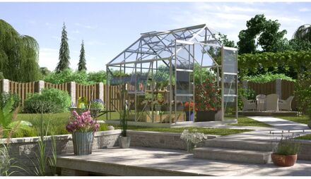 Kweekkas Jupiter 6700 - Veiligheidsglas 3mm - Aluminium - 257x258x248cm