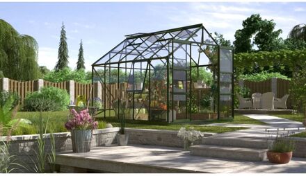 Kweekkas Jupiter 8300 - Veiligheidsglas 3mm - Smaragd - 257x321x248cm