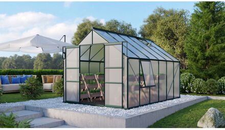 Kweekkas Meridian 2 9900 - Polycarbonaat 4mm - Smaragd - 257x383x232cm