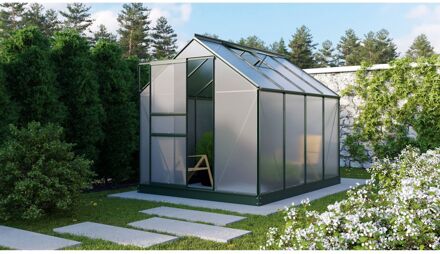 Kweekkas Planet 5000 - Polycarbonaat 6mm - Smaragd - 195x257x207cm