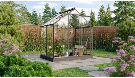 Kweekkas Triton 2500 - Veiligheidsglas 3mm - Zwart - 198x131x207cm