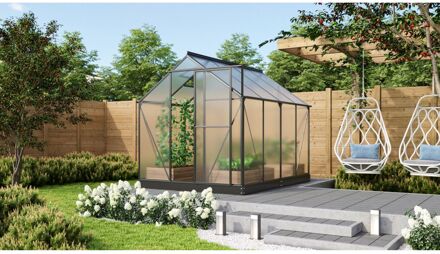 Kweekkas Triton 5000 - Polycarbonaat 6mm - Zwart - 198x256x207cm
