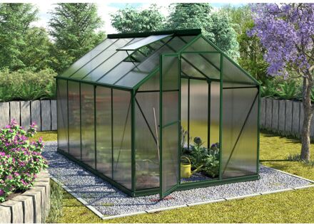 Kweekkas Triton 6200 - Polycarbonaat 6mm - Smaragd - 198x317x208cm