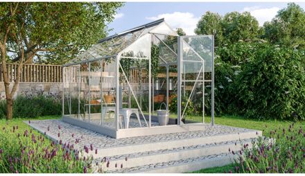 Kweekkas Triton 6200 - Veiligheidsglas 3mm - Aluminium - 198x317x208cm