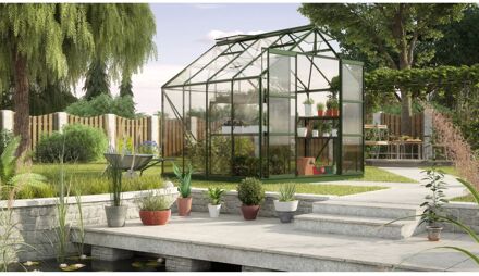 Kweekkas Uranus 6700 - Veiligheidsglas 3 Mm - Smaragd - 257x258x248 Cm