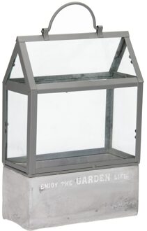 Kweekkas van glas en cement