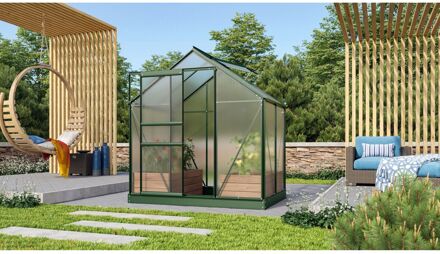 Kweekkas Venus 2500 - Polycarbonaat 6mm - Smaragd - 195x131x197cm