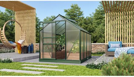 Kweekkas Venus 5000 - Polycarbonaat 6mm - Smaragd - 195x257x197cm