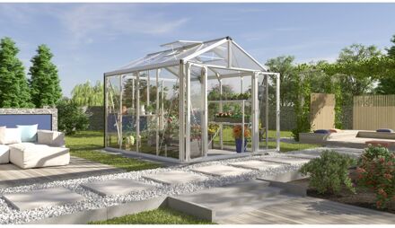 Kweekkas Zeus Comfort 8100 - Veiligheidsglas 3mm - Aluminium - 258x316x250cm