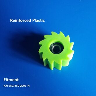 KXF250 450 Keten Roller Bodem Spanrol Wiel Gids Fit KX250F KX450F 06-16 Crossmotor Motorcross Motorfiets Groen