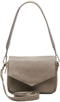 Kyara Cross grey damestas Grijs - H 15 x B 21 x D 5 cm