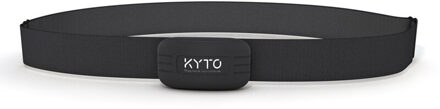 Kyto Hartslagmeter Borstband Bluetooth 4.0 Mier Fitness Sensor Compatibel Riem Wahoo Polar Garmin Aangesloten Outdoor Band zwart (Old Version)