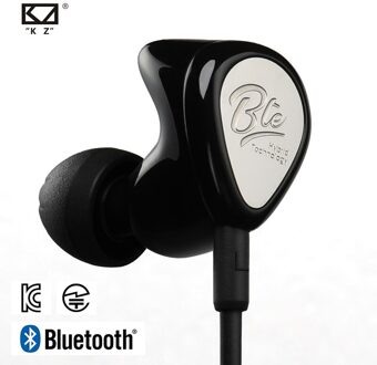 Kz Aho Aptx Draadloze Bluetooth Headset 1BA + 1DD Hybrid Oortelefoon Draagbare Hifi Waterdichte IPX6 Headset Sprots Oortelefoon Mic APT-X