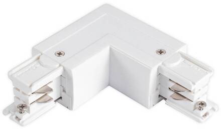 L-connector railsystem aarde Innes wit wit (RAL 9016)