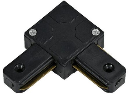 L-connector voor zwarte spanningsrail - 1-fase