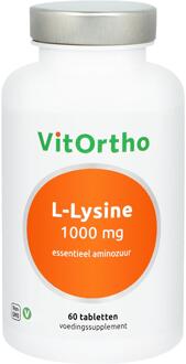 L-Lysine 1000 mg - 60 tabletten - Aminozuren - Voedingssupplement