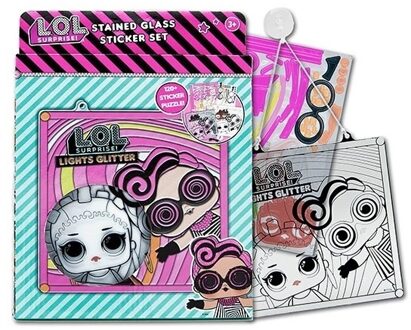 L.O.L. Suprise - Glas in lood schilderen met stickers