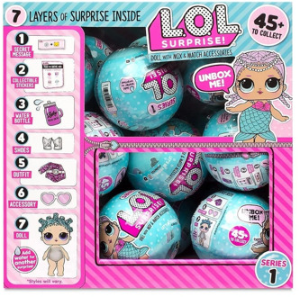 L.O.L.SURPRISE! lol Doll DIY Surprise ball Beautiful Hair Doll DIY Action figure Manual Blind Box Gift Poupee Model Sent random