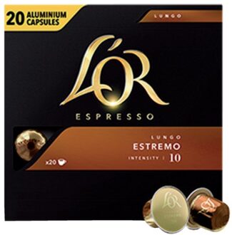 L'or Lungo Estremo Koffiecups - 20 stuks