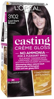 L'Oreal - Casting Creme Gloss farba do włosów 3102 Chłodny Ciemny Brąz