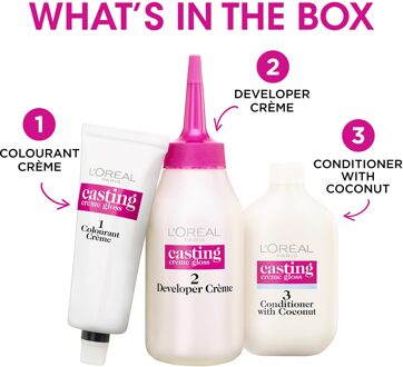 L'Oréal Paris Casting Crème Gloss Semi-Permanente Haarverf (Verschillende Tinten) - 400 Dark Brown