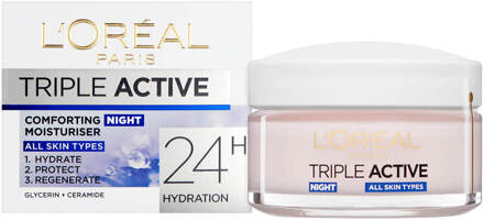 L'Oréal Paris Dermo Expertise Triple Active Hydrating Night Moisturiser (50ml)