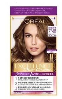 L'Oréal Paris Excellence Hair Dye R Cream Type 7NB 1 Set