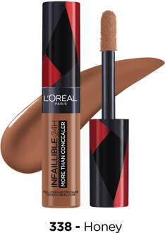 L'Oréal Paris Infallible More Than Concealer 10ml (Various Shades) - 338 Honey