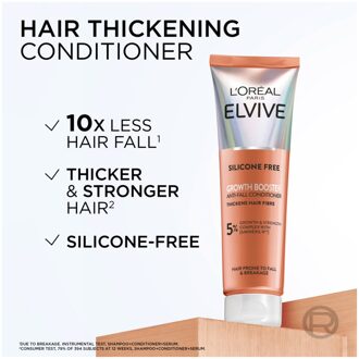 L'Oréal Paris L'Oreal Paris Elvive Growth Booster Conditioner, Anti Hair Loss and Hair Thickening, 150ml