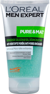 L'Oréal Paris Men Expert Pure & Mat Diepreinigende Gel Scrub (150 ml)