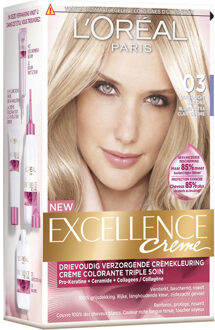 L'Oréal Paris Paris Excellence Crème haarkleuring - 03 Ultra Licht Asblond Geel - 000