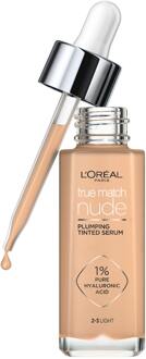L'Oréal Paris Paris True Match Nude Plumping Tinted Serum (Various Shades) - 2-3  Light