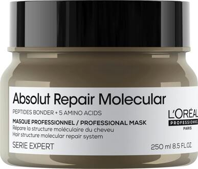 L'Oréal Professionnel Absolut Repair Molecular Rinse-off Hair Mask 250ml & Bi-Phase Hair Oil for Damaged Hair 30ml