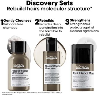 L'Oréal Professionnel Geschenkset L'Oréal Professionnel Absolut Repair Molecular Discovery Set Mini 3 st