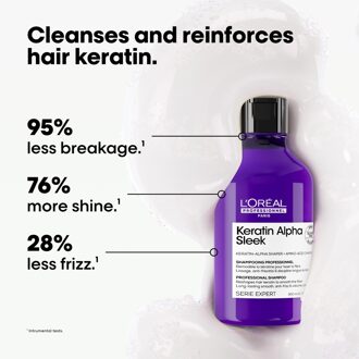 L'Oréal Professionnel Keratin Alpha Sleek Shampoo Anti Frizz & Smoothing 300ml