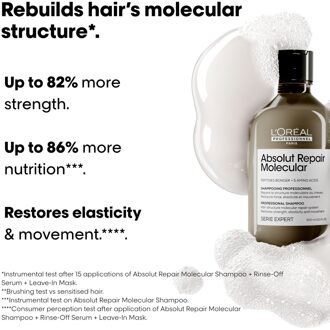 L'Oréal Professionnel L’Oréal Professionnel Absolut Repair Molecular Shampoo 300ml and Refill Pack 500ml for damaged hair