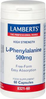 L-Phenylalanine 500 mg - 60 capsules